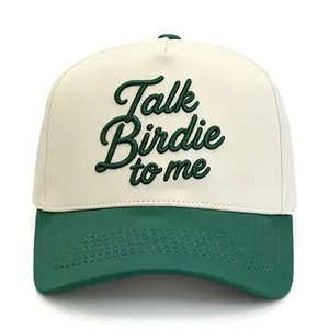 Structured Baseball Caps Custom Logo Baseball Cap Embroidery Slogan Baseball Hats thumbnail-3