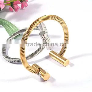 New Products Wholesale Fashion Jewelry Gold Bangles thumbnail-6