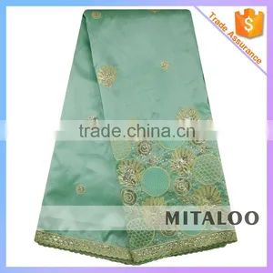 Mitaloo MGP1008 Hotselling Yellow Lace African New George Lace Nigeria Silk Lace thumbnail-2