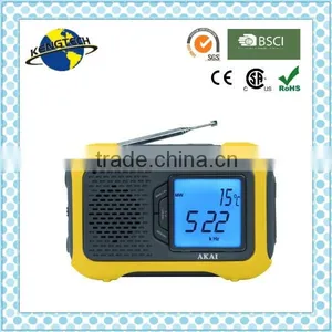 Hot Selling Fancy Temperature PLL Portable Clock Radio thumbnail-1