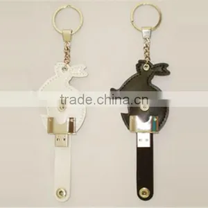 USB 2.0 Full Capacity High Quality Leather Animal Shape USB Flash Drive thumbnail-1