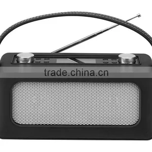 High Quality Portable Leather DAB Radio With Bluetooth thumbnail-1