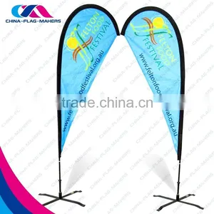Custom Trade Show Display Teardrop Stand Sign Quality Choice thumbnail-2