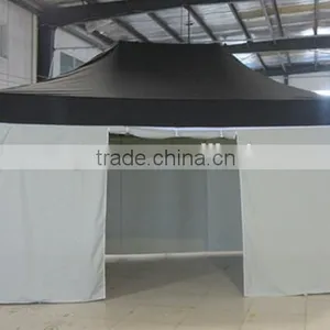 3m X4.5m Small Hexagon Folding Gazebo With Window and Door Walls thumbnail-2