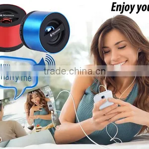 (120483)Portable Metal Bluetooth Wireless 3W Mini Speaker With Handsfree Mic thumbnail-3