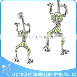 BR01819 China Manufacturer Surgical Steel Free Samples Animal Elephant Navel Piercing thumbnail-5