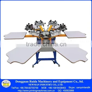 Custom 6 Color 6 Station Screen Printing Machine With Micro Registration thumbnail-6