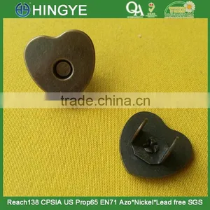 18mm Heart Shape Magnet Snap Button For Handbag -- SN1521 thumbnail-1