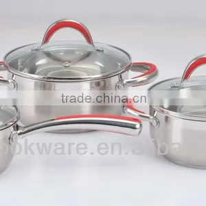 18/8 Stainless Steel Silicone Cooking Pot for Wholesale thumbnail-1