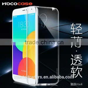 Original HOCO Light Series 0.6mm Ultra Thin Soft TPU Clear Protective Back Cover Case For Meizu MX4 MT-2942 thumbnail-1