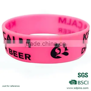 Wrist Band Sports Custom Fashion Adjustable Silicone Wristband thumbnail-1