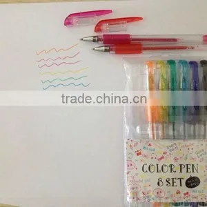 High Quality Factory Direct Selling Multicolor Flash Gel Pen thumbnail-2