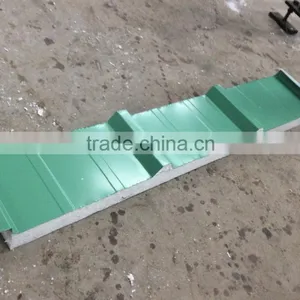 Green Color EPS Sandwich Panels Type and Metal Panel Material Sandwich Panel Turkey thumbnail-4