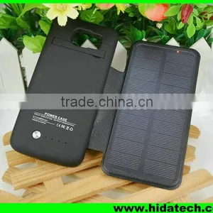 Wholesale 4200mah Solar Mobile Charger Cover Case for Samsung Galaxy s6 Power Bank Case thumbnail-1
