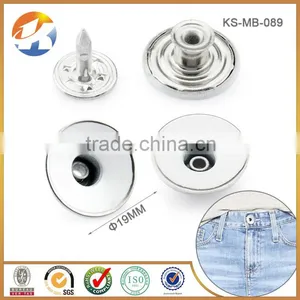 Multi-color Painted Custom Metal Screwing Jean Button thumbnail-1