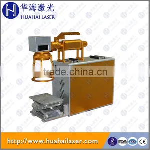 New Cheap Portable Mini Fiber Color Pigeon Ring Laser Marking Machine Plastic Tag Engraver Machine thumbnail-1