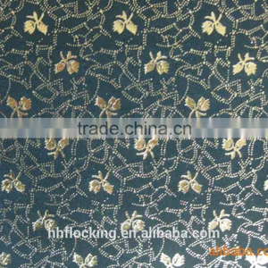 Knitted Bronzing Flock Fabric for Upholstery thumbnail-4