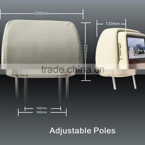8 Inch Active Headrest Monitor With MP5/USB/SD/Touchscreen Fit for All Model Cars thumbnail-3