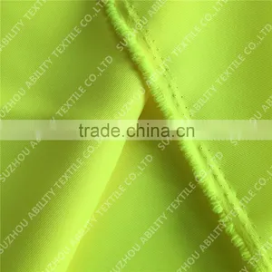 150D*300D High Quality Gabardine Fabric for Uniform/fluorescent Yellow Fabric thumbnail-1