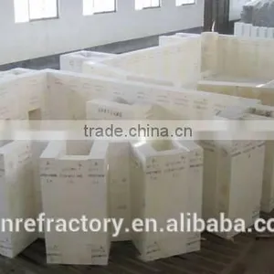 Refractory Brick Factory Fused Cast AZS Insulating Fire Brick thumbnail-6
