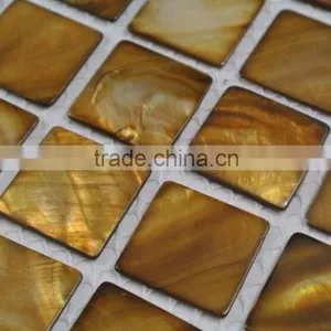 Colored Bronze River Shell Mosaic Tile, Backsplash Tile thumbnail-4