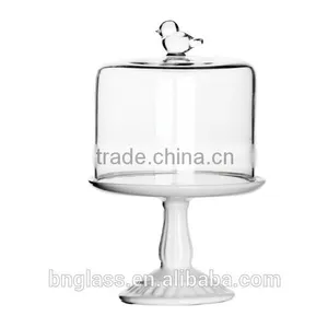 Clear Wedding Glass Cake Stand thumbnail-1