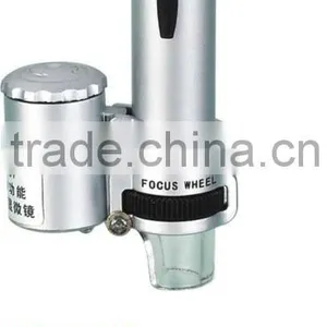 Biological Microscope/60x LED Pocket Microscope/pocket UV Microscope thumbnail-1