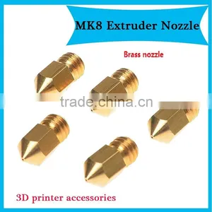MK8 Extruder 1.75mm ABS PLA Printer Reprap Prusa i3 3D Printer Extruder Brass Nozzle Print Head for 3dprinter Machine for Sale thumbnail-1