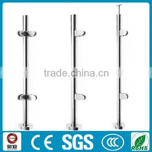 Stainless Steel Glass Adjustable Steel Support Post for Handrail thumbnail-1