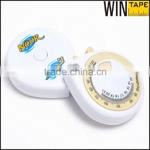 Yellow White Name Brand Printing Wholesale Body Fat Healthy Mini BMI Calculator With Tape Measure thumbnail-2