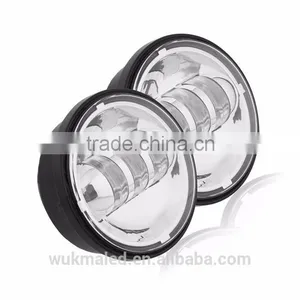 Factory Sales 4-1/2" Motorcycle Motorbike LED Harley Passing Running Driving Fog Lamp Waterproof Headlight for Harley thumbnail-1
