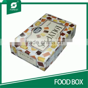 IVORY CARDBOARD PAPER FOOD BOX FOR SNACKS thumbnail-1