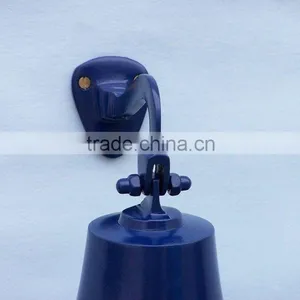 Nautical Dark Blue Bell / Ship Bell / Decorative Blue Bell NBB 0024 thumbnail-5