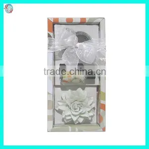 Ceramic Flower Glass Bottle Perfume thumbnail-1