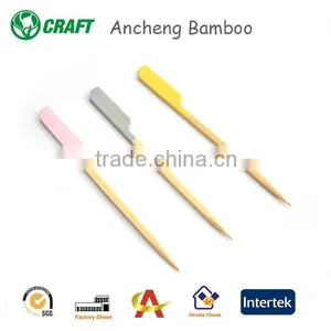 New Design Bamboo Food Stick Skewer for Core Meat Beef Skewer thumbnail-1