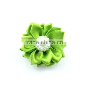 Satin Ribbon Flowers Rhinestone thumbnail-3