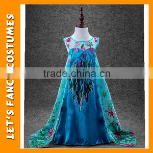 2016 Birthday Latest Children for Flower Girl Elsa Dress Fashionable Frozen Dress PGCC-1416 thumbnail-1