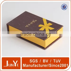 Small Cardboard Custom Printed Black Paper USB Box thumbnail-5