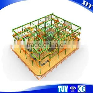 Children's Indoor And Outdoor Rope Climbing Playground Equipment thumbnail-1