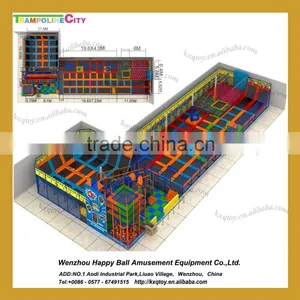 New Big Size Trampoline With CE Certification in Trampoline Park thumbnail-1