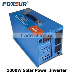 1000W Digital Display Pure Sine Wave Solar Inverter With PWM Solar Controller 24V dc to 230V AC With Battery Charger Off Grid thumbnail-1