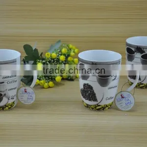 11OZ Cock Design Full Decal Print Coffee Cups, Shiny Surface Porcelain Mug, KL5004-11041 thumbnail-5