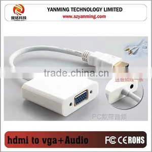 Hdmi to Vga Adapter Cable With Audio Cable for Mac thumbnail-2
