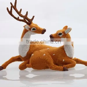Simulated Deer Lover Fabric Christmas Decor thumbnail-1