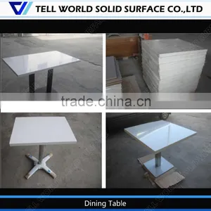 Custom Design Solid Surface Composite Marble Top Dining Table,act Now!! thumbnail-1