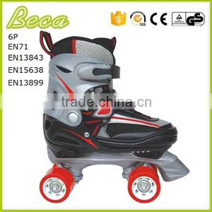 Wholesale Adjustable Street Boys Roller Quad Skate Shoes thumbnail-1