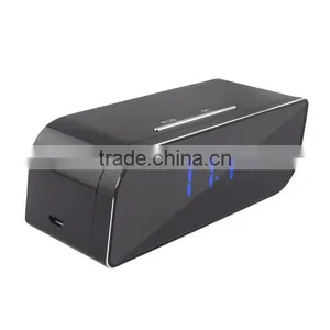 Night Vision 720P HD WIFI CLOCK Wifi Clock Mobile Phone Alarm Clock P2P Wifi Pinhole Hidden Alarm Clock Camera thumbnail-3