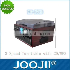 2016 3 Speed Digital Turntable With Cassette/USB/SD Card Function thumbnail-2