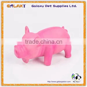 LT1024 Hot Sale Colorful Pig Latex Pet Toy,squeaky Dog Toys thumbnail-4