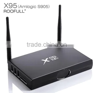 Metal Case Quad Core Android 5.1 OS 2G/8G X95 Amlogic S905 TV Box thumbnail-1
